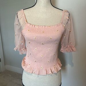 Altard State Pink Crop Top/ Size Medium